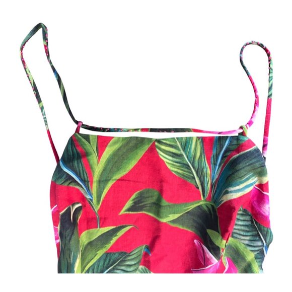 Farm Rio x Anthropologie Red Dream Garden Maxi Dress – Size Small, New with Tags - Picture 11 of 14